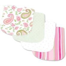 Trend Lab 4-Piece Bib Set - Paisley Park