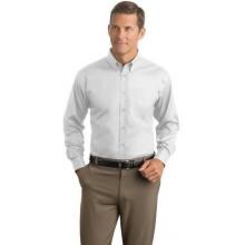 Red House Herringbone Non-Iron Button-Down Shirt 2XL - White image