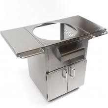 Kamado Joe Brushed Stainless Steel Grill Cart For Classic