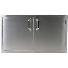 BBQ Guys Kingston Series 30 Inch Enclosed Cabinet Storage With Drawers