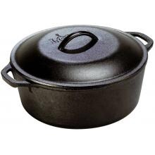 Lodge Dutch Ovens With Loop Handles 5 Quart Seasoned Cast Iron Dutch Oven - L8DOL3