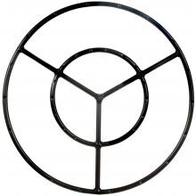 24 Inch Round Double Natural Gas Fire Pit Ring