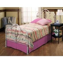 Hillsdale Victoria Antique White Metal Bed Set With Frame - Twin - 1310BTWR image