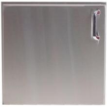 BBQ Guys Kingston Raised Series 21 Inch Left-Hinged Enclosed Cabinet Storage
