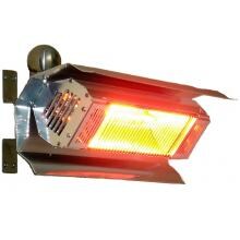 Fire Sense 1500 Watt Wall Mounted Electric Infrared Patio Heater - Stainless Steel