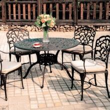 Darlee Catalina Aluminum 4 Person Dining Set