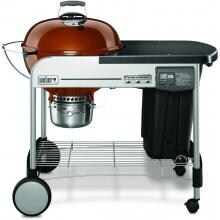 Weber Performer Deluxe 22-Inch Freestanding Charcoal Grill With Touch-N-Go Ignition - Copper image