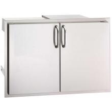 Fire Magic Aurora 30 Inch Double Access Door With Drawers And Trash Bin Storage