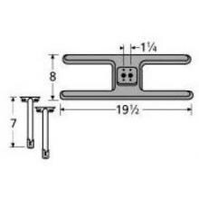 Cast Iron H Twin, Centered, 1.25 Inch Offset Burner 20602-72601
