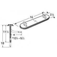 Stainless Steel Oval Single, Centered Burner 11301-72411