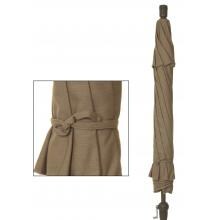 California Umbrella 9-Ft. Heather Beige Market Umbrella Closed