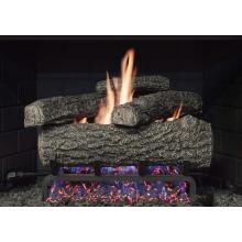 Hargrove Gas Logs 18-Inch Classic Oak Vented Gas Log Set With E-Burner