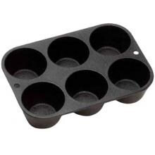 Lodge Pans Seasoned Cast Iron Muffin Pan - L5P3