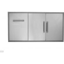 Coyote 45-Inch Double Access Doors With Roll Out Trash/Propane Tank Drawer