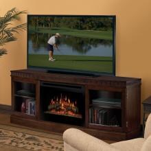 Dimplex Wickford 66-Inch Electric Fireplace Media Console - Burnished Walnut - GDS25-1021BW