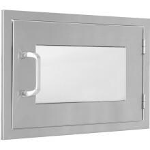 BBQ Guys Kingston Panel Series 24 Inch Right-Hinged Single Access Door - Horizontal