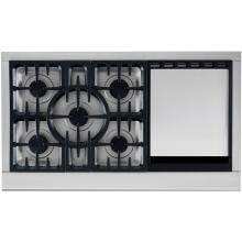 DCS Professional 48-Inch 5-Burner Propane Gas Cooktop With Griddle By Fisher Paykel - CPU485GDL DCS Professional 48-Inch 5-Burner Propane Gas Cooktop With Griddle By Fisher Paykel - CPU485GDL
