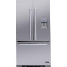 DCS ActiveSmart 19.5 Cu. Ft. French Door Refrigerator - Stainless Steel - RF195AUUX1