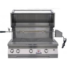 Solaire 36 Inch Built-In InfraVection Propane Gas Grill With Rotisserie - SOL-AGBQ-36VI-LP image