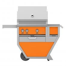 Hestan Deluxe 30-Inch Freestanding Natural Gas Grill W/ Rotisserie, Worktop & Storage Drawer - Citra - GABR30CX-NG-OR image