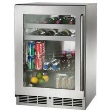 Perlick Signature Series 24-Inch 5.2 Cu. Ft. Left Hinge Outdoor Rated Beverage Center - HP24BO-3-3L image