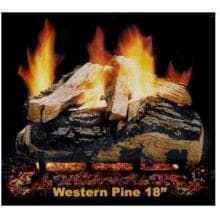 Hargrove Gas Logs 18-Inch Western Pine Vented Gas Log Set With E-Burner