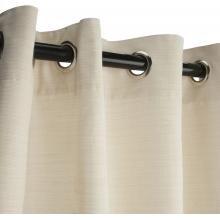 Sunbrella Outdoor Curtain With Grommets By Hatteras Outdoors - 52 1/2 X 84 Inch - Dupione Pearl