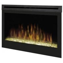 Dimplex 33-Inch Self-Trimming Electric Firebox With Glass Ember Bed - DFG3033