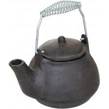 Cajun Cookware Kettles 1-Quart Seasoned Cast Iron Tea Kettle - GL10499S