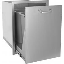 BBQGuys.com Kingston Series Roll-Out Double Trash / Recycling Bin