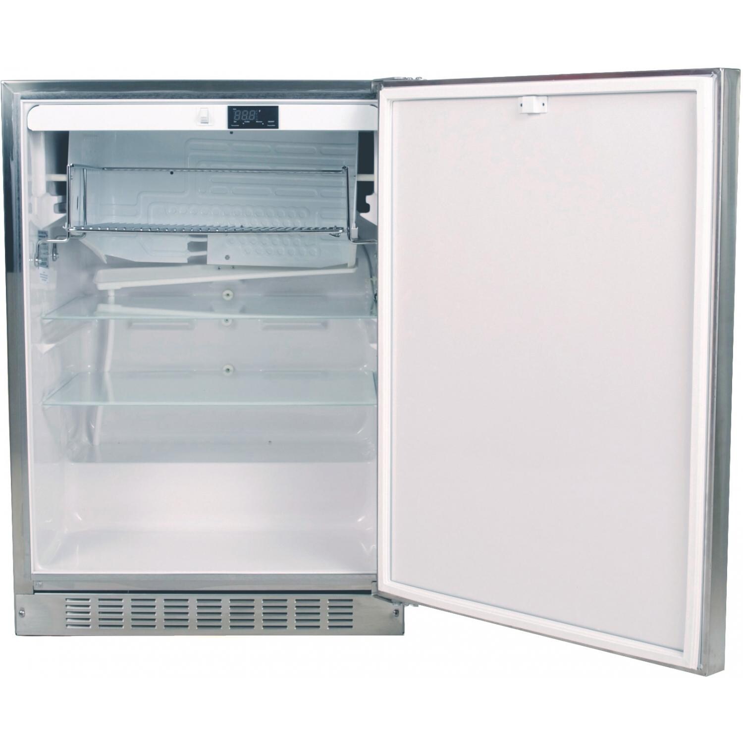 DCS RF24R 6.1 Cu. Ft. Capacity Compact Outdoor Refrigerator Stainless Steel BBQ Guys