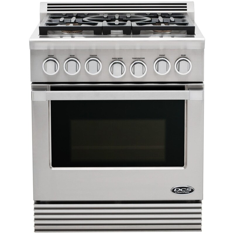 DCS Professional 30Inch 5Burner Natural Gas Range By Fisher Paykel