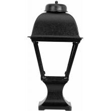 American Gas Lamp Works GL2000 Cast Aluminum Manual Ignition Natural Gas Light With Dual Mantle Burner And Pedestal Mount image