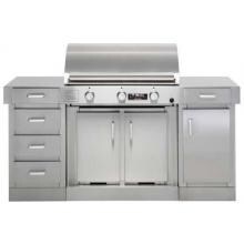TEC Sterling G3000 FR Infrared Grill On Cabinet W/ Door And Drawer Modules