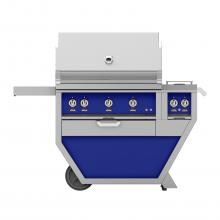 Hestan Deluxe 36-Inch Freestanding Propane Gas Grill W/ Sear Burner, Rotisserie & Double Side Burner - Prince - GMBR36CX2-LP-BU image
