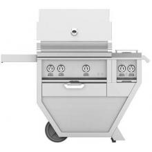 Hestan Deluxe 30-Inch Freestanding Propane Gas Grill W/ Rotisserie & Double Side Burner - Steeletto - GABR30CX2-LP-SS image