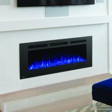 Napoleon Allure Phantom 50-Inch Linear Wall Mount Electric Fireplace With Mesh Front - NEFL50FH-MT image