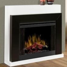 Dimplex Ebony Convertible 50-Inch Electric Fireplace - White - BFSL-BMBLK