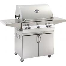 Fire Magic Aurora A660s 30-Inch Freestanding Natural Gas Grill With Analog Thermometer, Rotisserie And Single Side Burner - A660S-6EAN-62 image