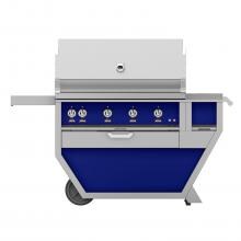 Hestan Deluxe 42-Inch Freestanding Natural Gas Grill W/ Rotisserie, Worktop & Storage Drawer - Prince - GABR42CX-NG-BU image