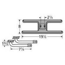 Cast Iron H Twin, Centered, 2.25 Inch Offset Burner 21002-78002 image