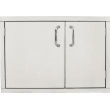 BBQGuys.com Kingston Series 30 X 19-Inch Stainless Steel Enclosed Water Resistant Cabinet Storage image