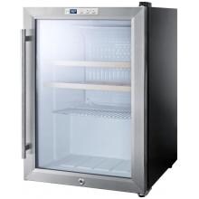 Summit 16 Bottle Freestanding Wine Cooler - Stainless Steel - SCR312LWC
