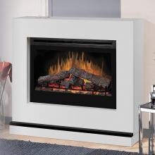 Dimplex Contemporary Convertible 45-Inch Electric Fireplace - White - BSPC-3033-CON