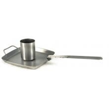 BBQGuys.com 8-Inch Beer Can Chicken Grill Rack W/ Removable Handle image