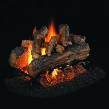 Peterson Real Fyre 30-Inch Split Oak Designer Plus See-Thru Log Set With Vented G45 Burner