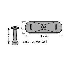 Cast Iron Oval Single, Centered Burner 21401-80801 image