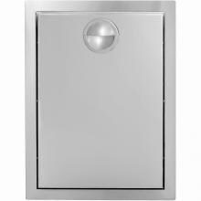BBQGuys.com Portofino Series 20-Inch Roll-Out Stainless Steel Trash Bin image
