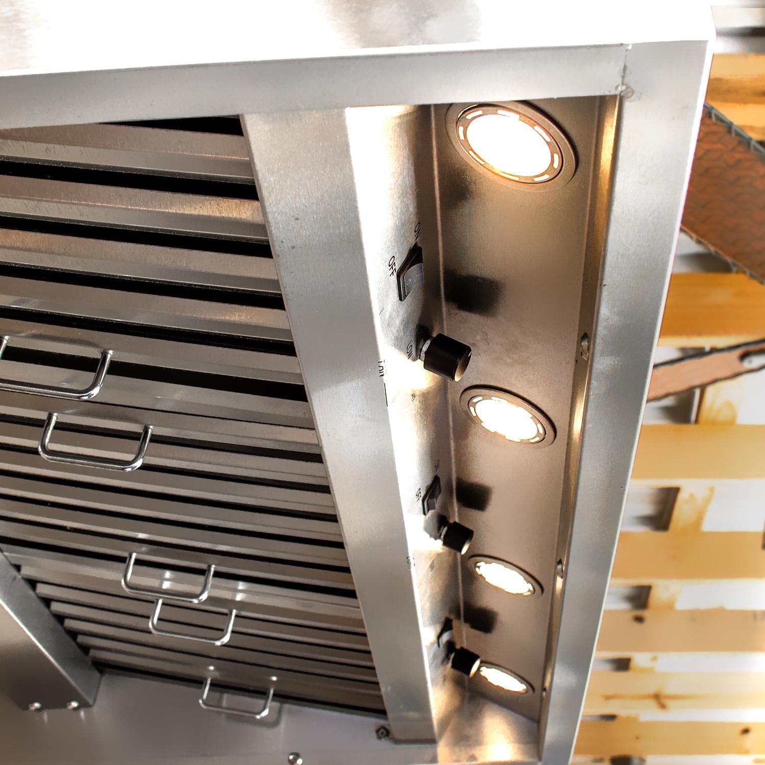 Blaze 42Inch Stainless Steel Outdoor Vent Hood 2000 CFM BLZHOOD