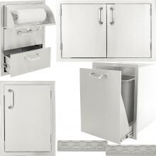 BBQGuys.com Kingston Series 6-Piece Outdoor Kitchen Storage Package image